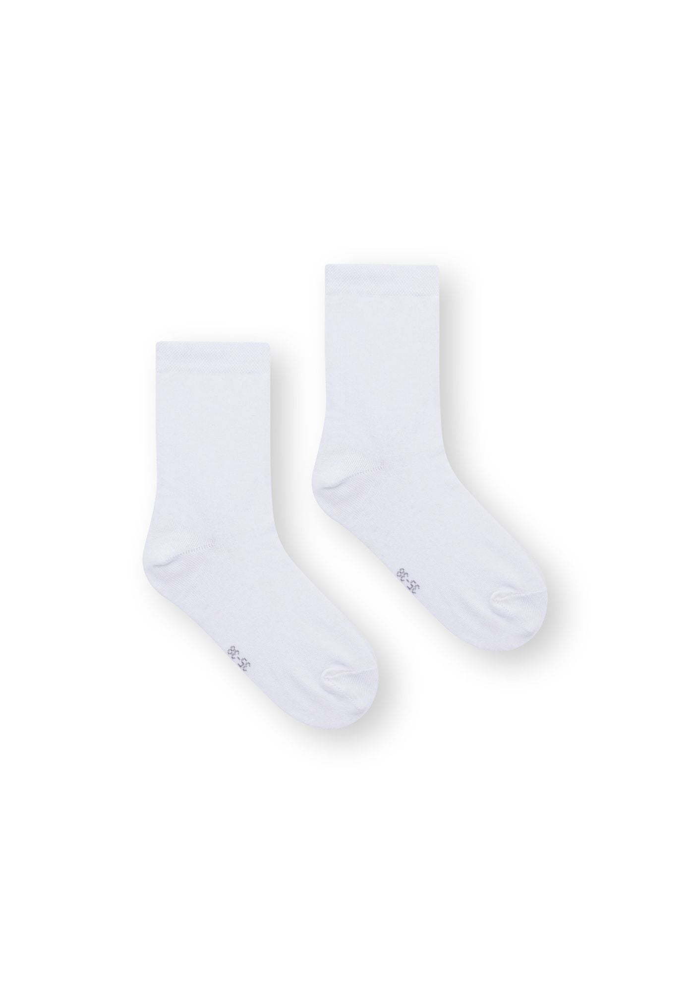 3er-Pack Mid Socks Socken Weiß (GOTS, Fairtrade, Vegan)