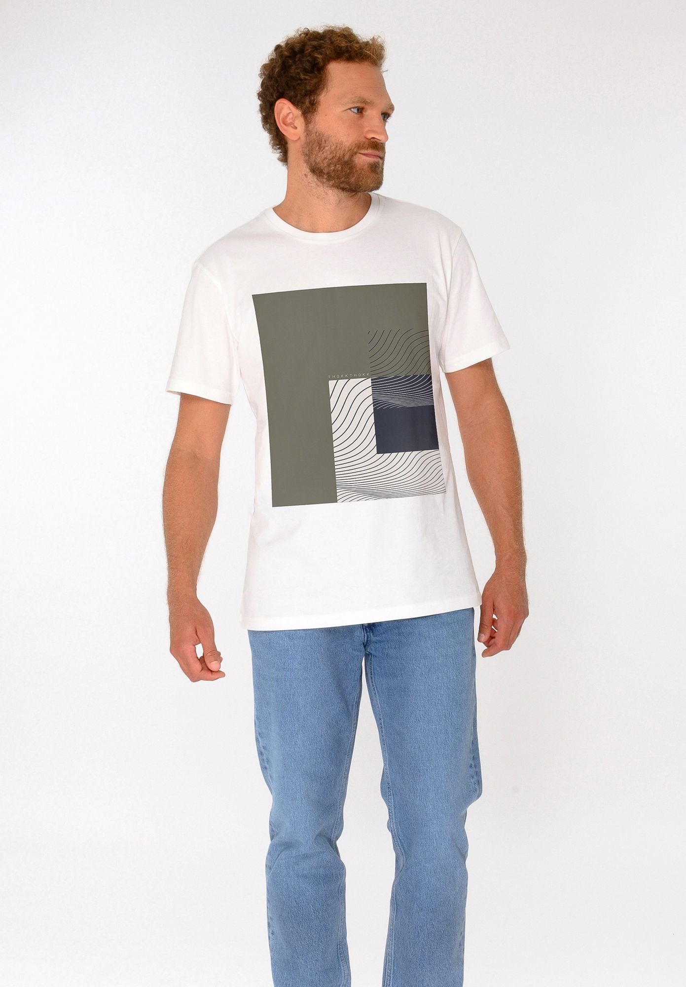 TT02 T-Shirt Cubes white (GOTS, vegan)