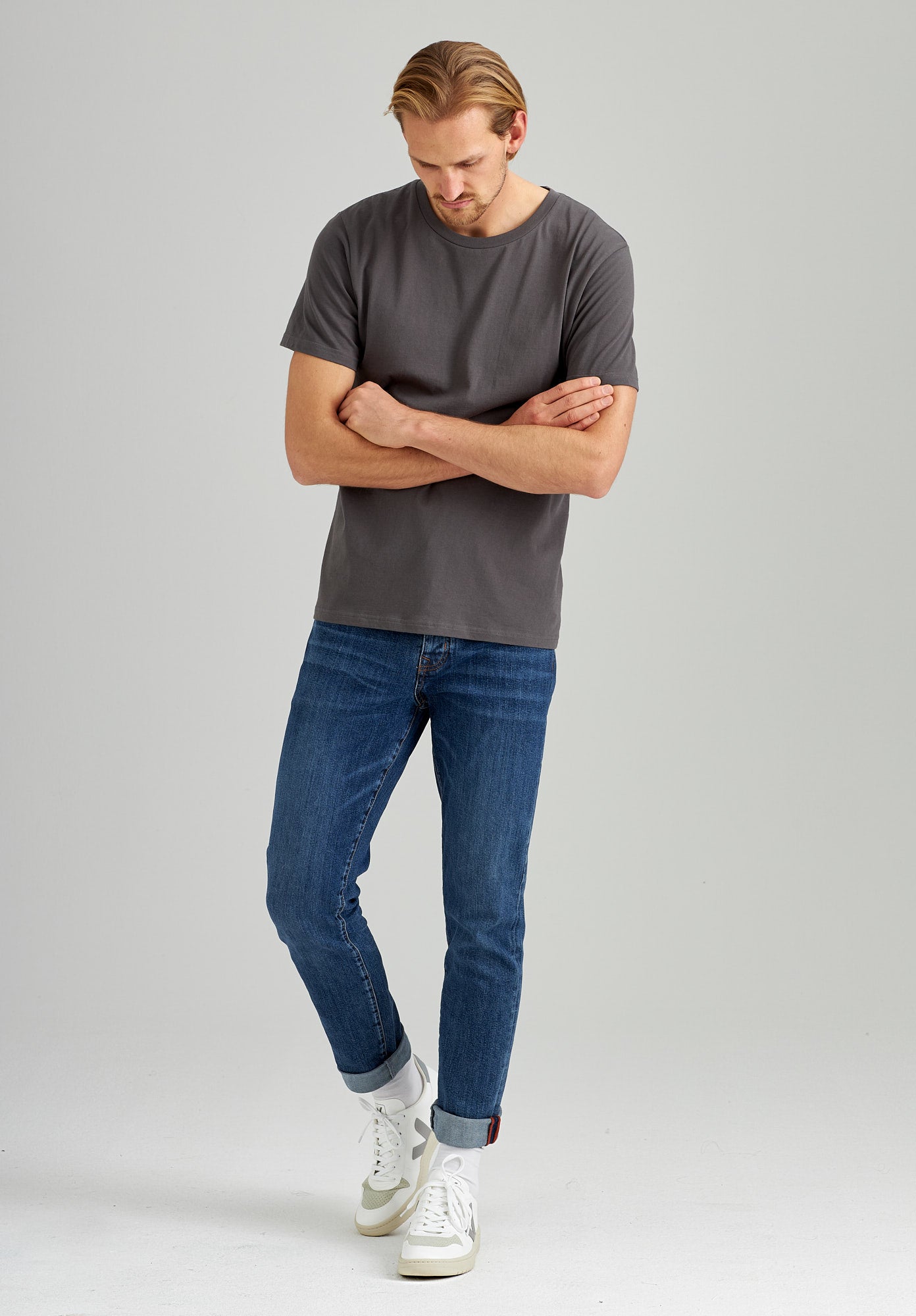 TT02 T-Shirt castlerock (GOTS, vegan)