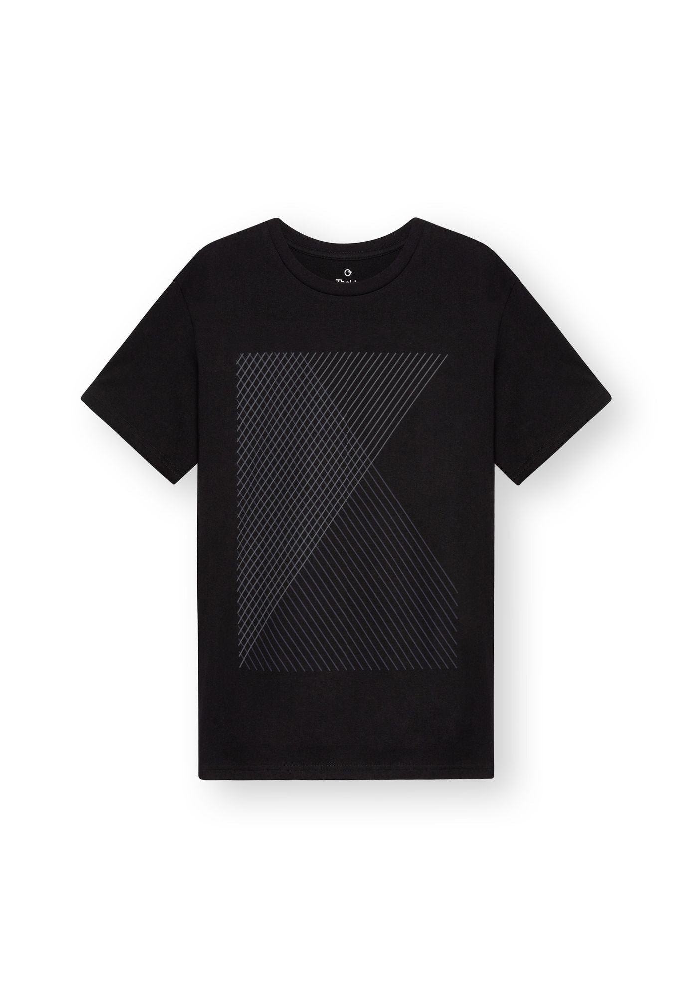 TT02 T-Shirt Spacegrid black (GOTS, vegan)