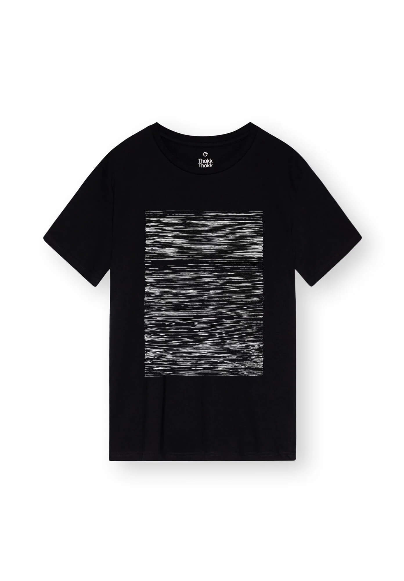 TT02 T-Shirt Strokes black (GOTS, vegan)