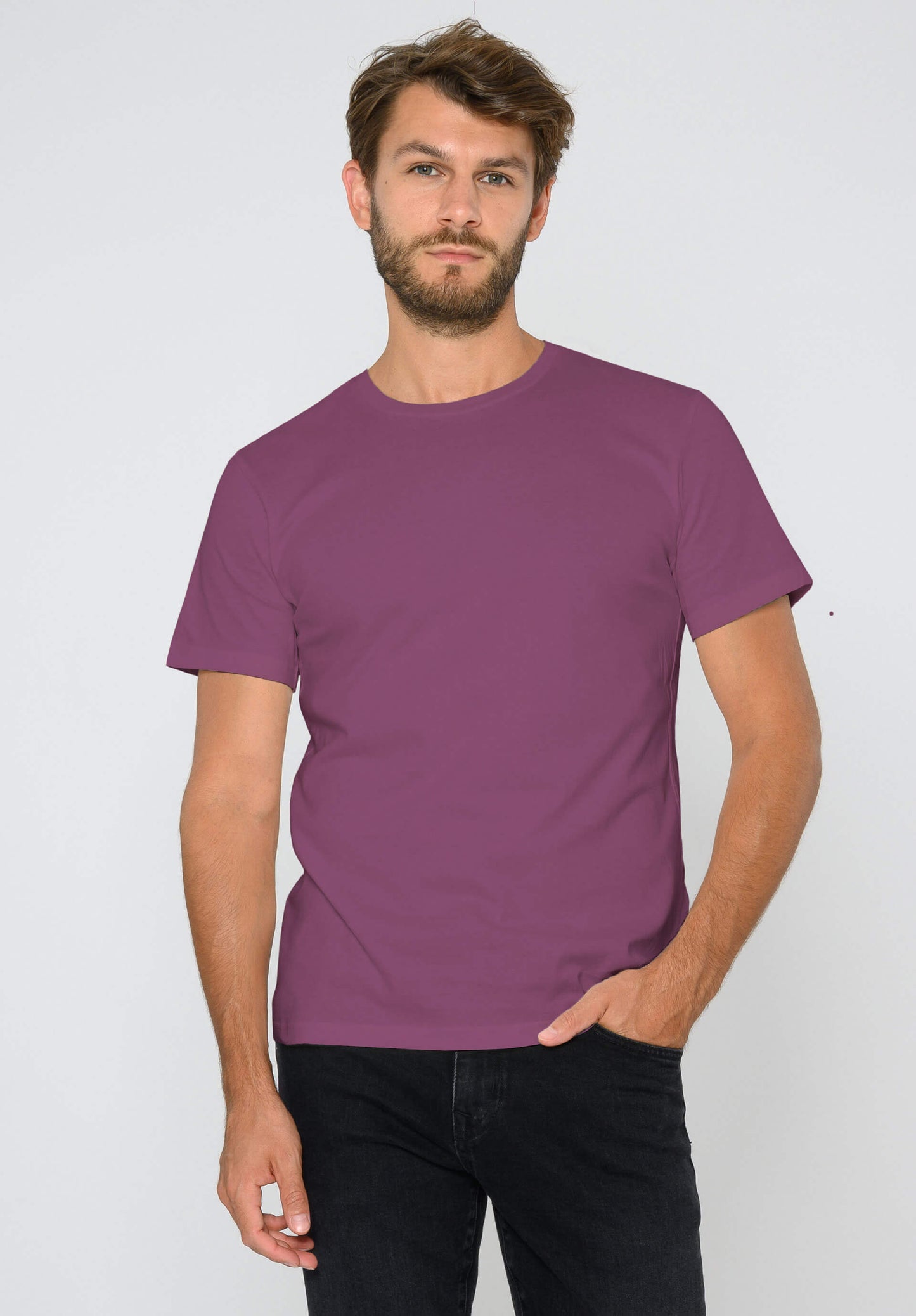 TT02 T-Shirt plum (GOTS, vegan)