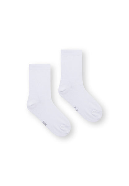3er-Pack Mid Socks Socken Weiß (GOTS, Fairtrade, Vegan)