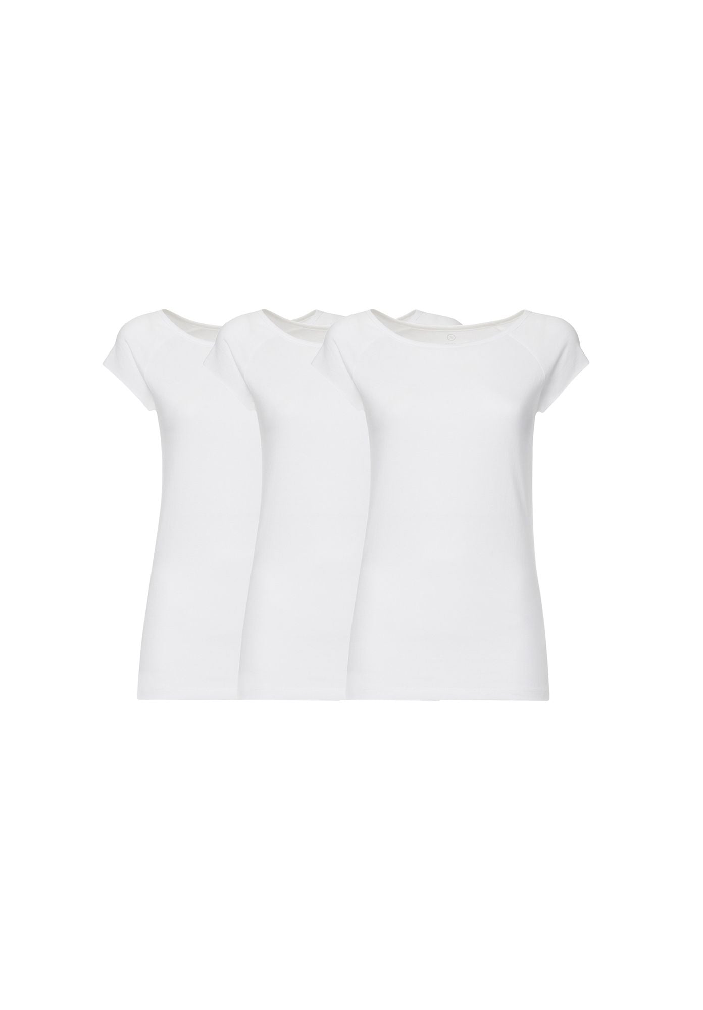 3 Pack TT01 Cap Sleeve White (GOTS, vegan)