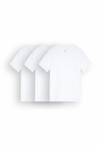 3 Pack TT02 T-Shirt White (GOTS)