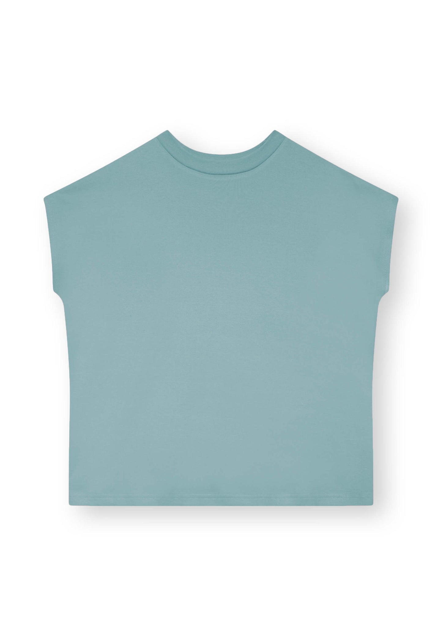 TT75 Boxy T-Shirt Green Blue (GOTS)