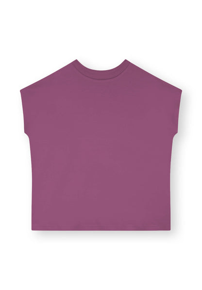 TT75 Boxy T-Shirt Plum (GOTS)
