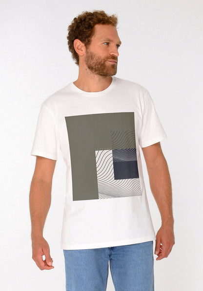 TT02 T-Shirt Cubes white (GOTS, vegan)