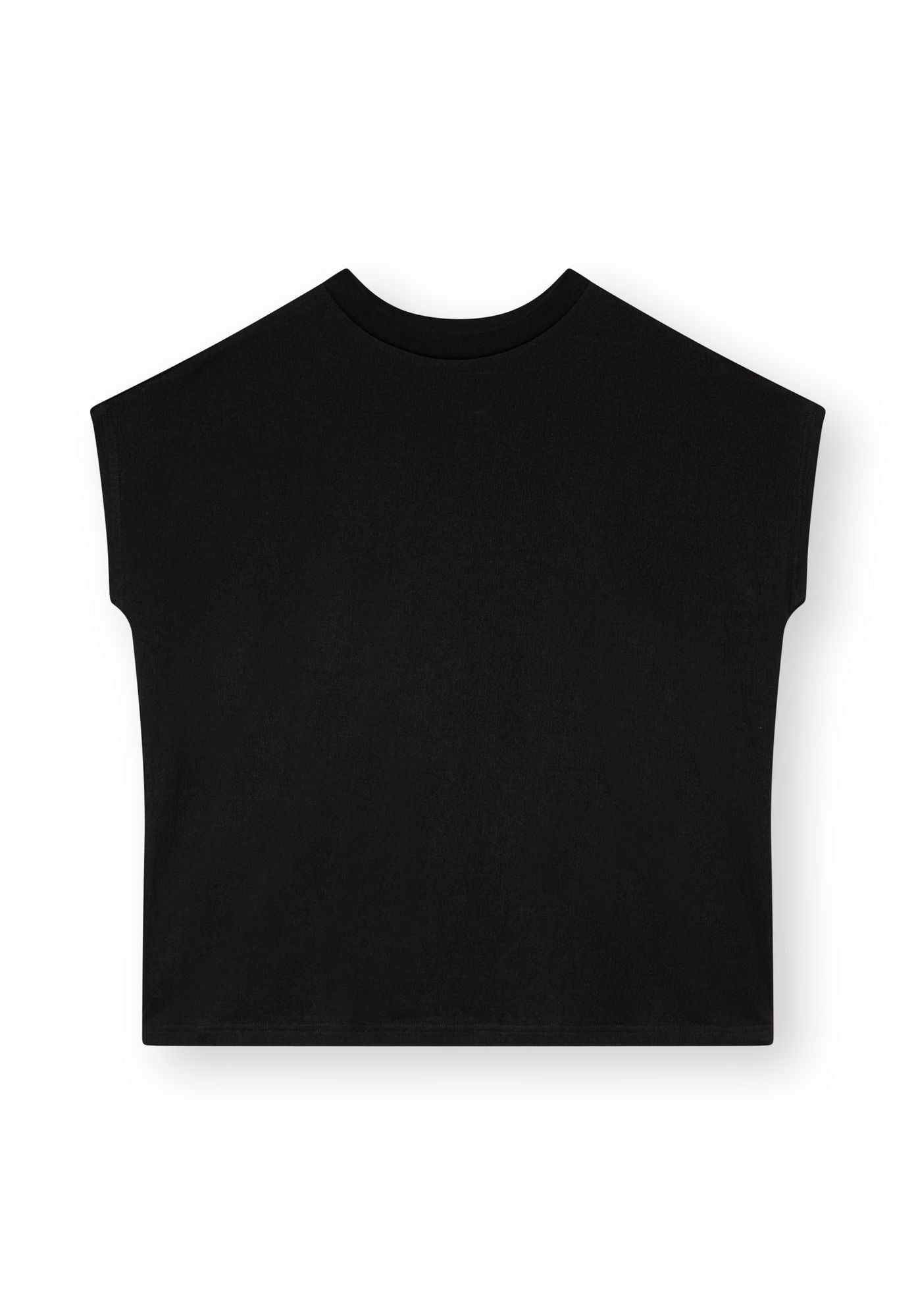 TT75 Boxy T-Shirt Structured black (GOTS, vegan)