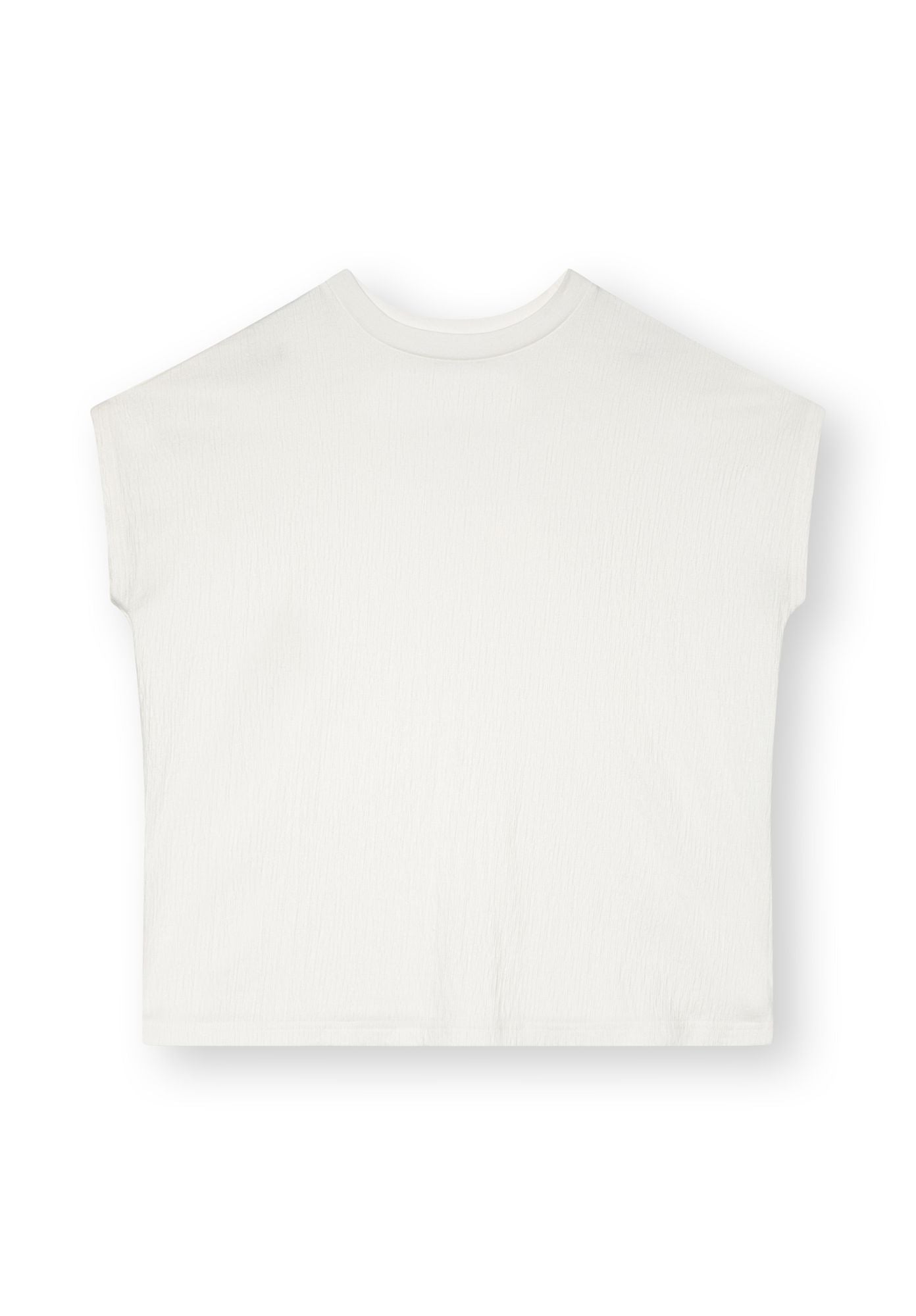 TT75 Boxy T-Shirt Structured off white (GOTS, vegan)