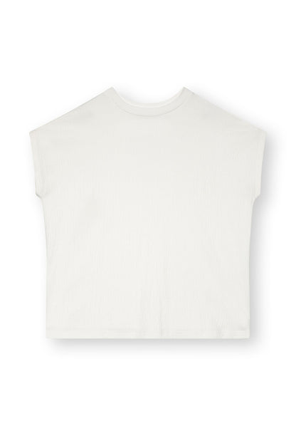 TT75 Boxy T-Shirt Structured off white (GOTS, vegan)