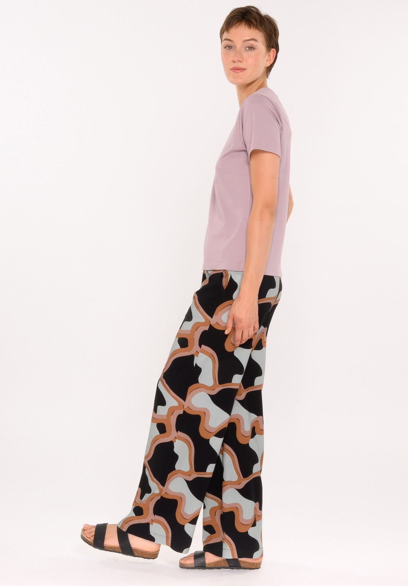 TT85 T-Shirt dark mauve (GOTS, vegan)