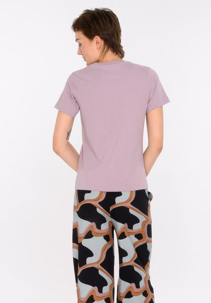 TT85 T-Shirt dark mauve (GOTS, vegan)