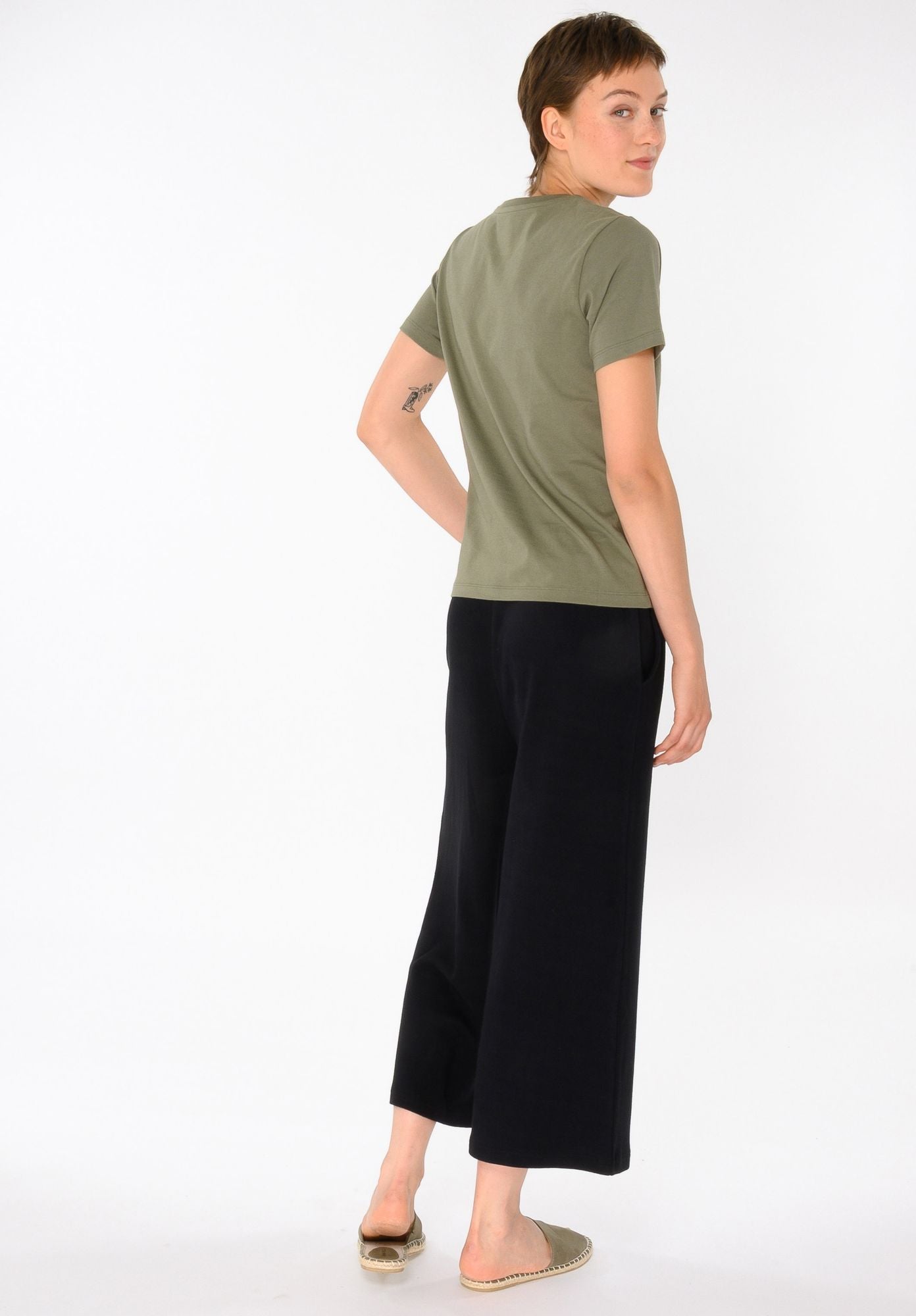 TT85 T-Shirt deep lichen green (GOTS, vegan)