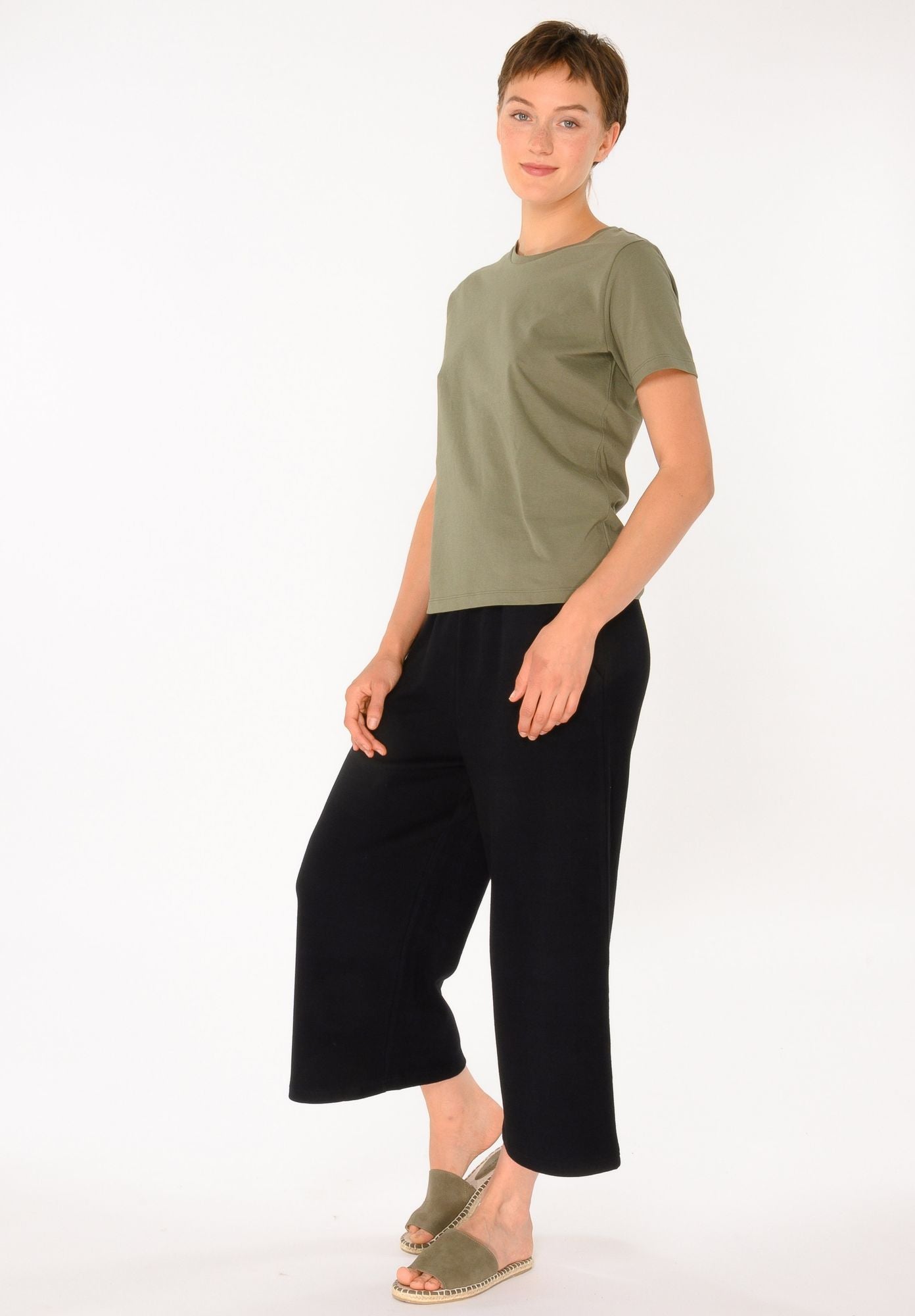 TT85 T-Shirt deep lichen green (GOTS, vegan)