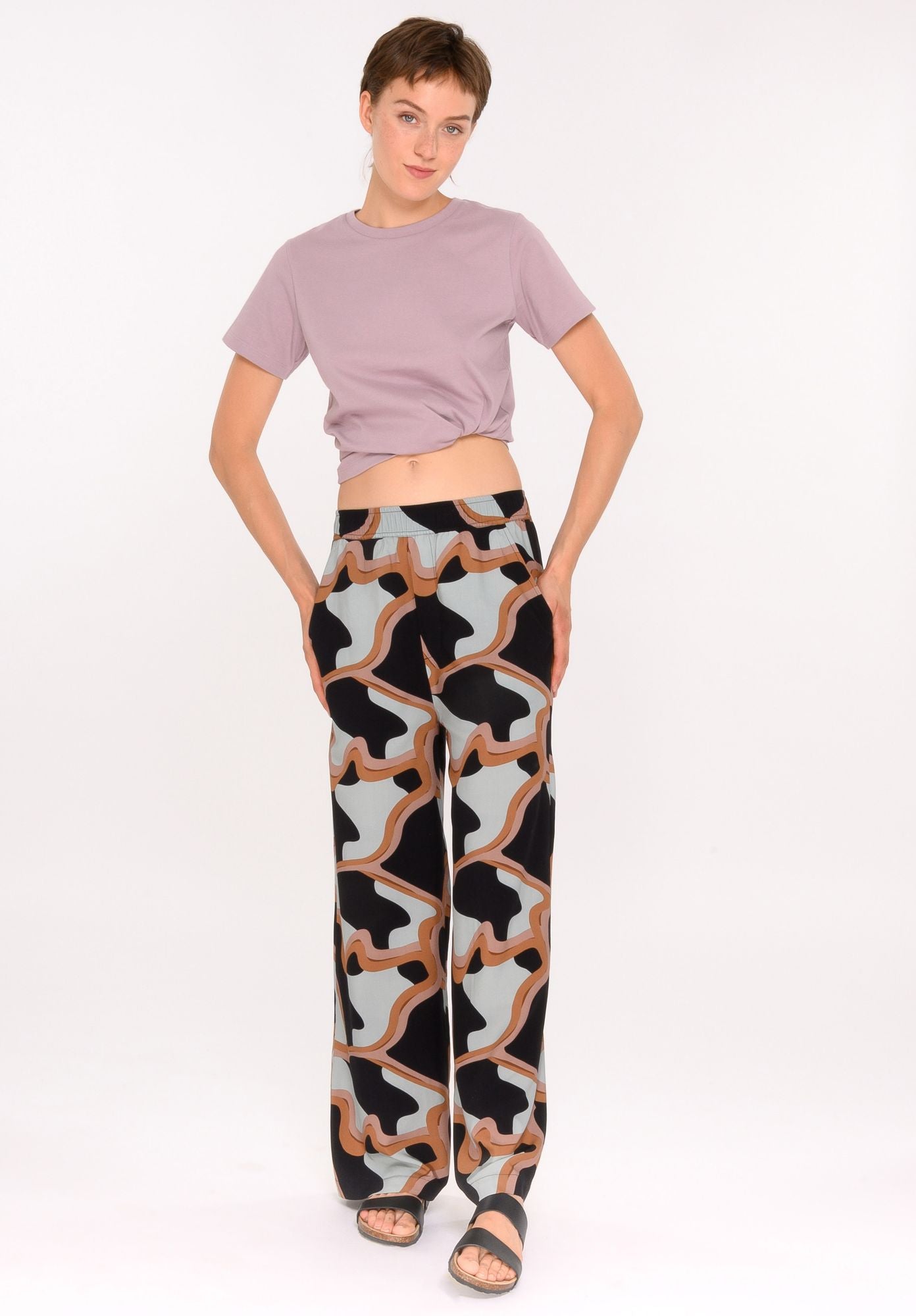 TT94 Long Wideleg Pants ECOVERO