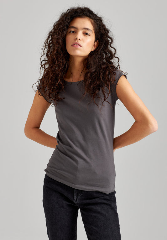 TT01 Cap Sleeve T-Shirt castlerock (GOTS)