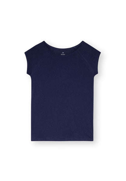 TT01 Cap Sleeve T-Shirt midnight (GOTS, vegan)