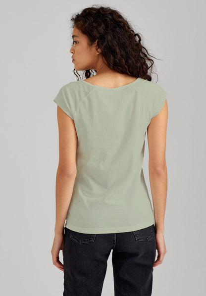 TT01 Cap Sleeve T-Shirt desert sage (GOTS, vegan)