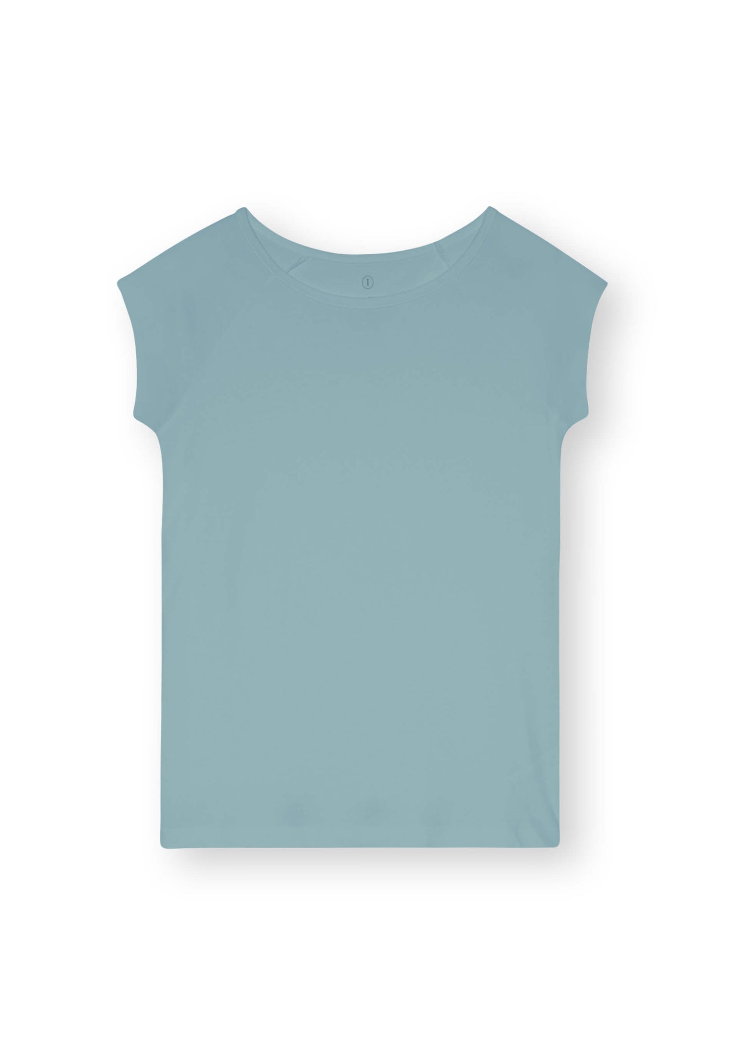 TT01 Cap Sleeve T-Shirt green blue (GOTS, vegan)