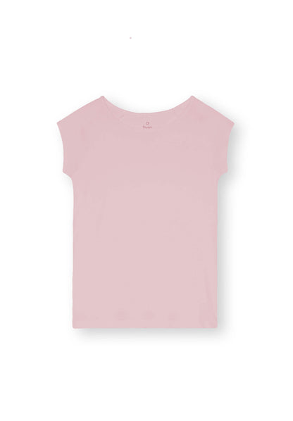 TT01 Cap Sleeve T-Shirt rose (GOTS, vegan)