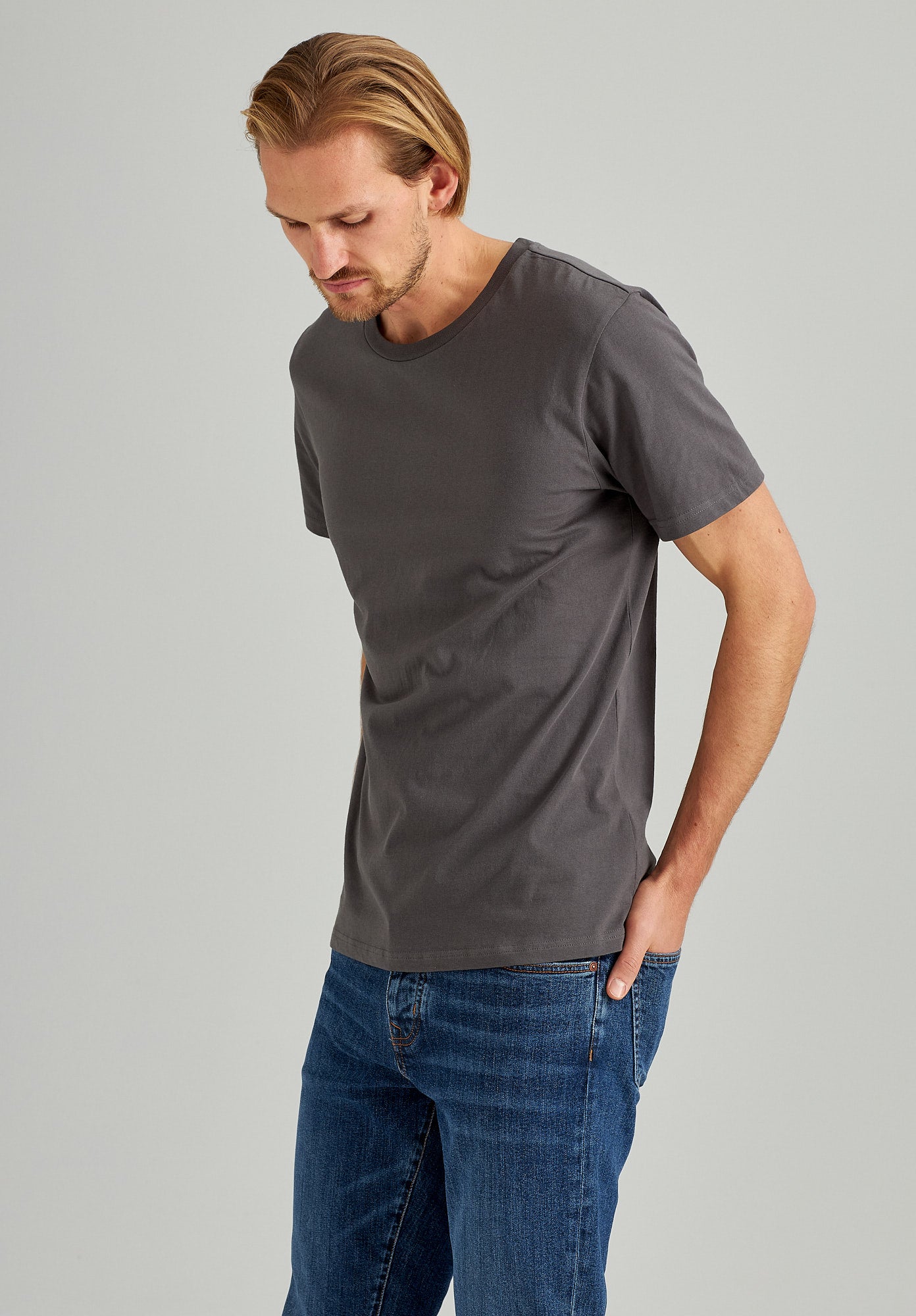 TT02 T-Shirt castlerock (GOTS, vegan)