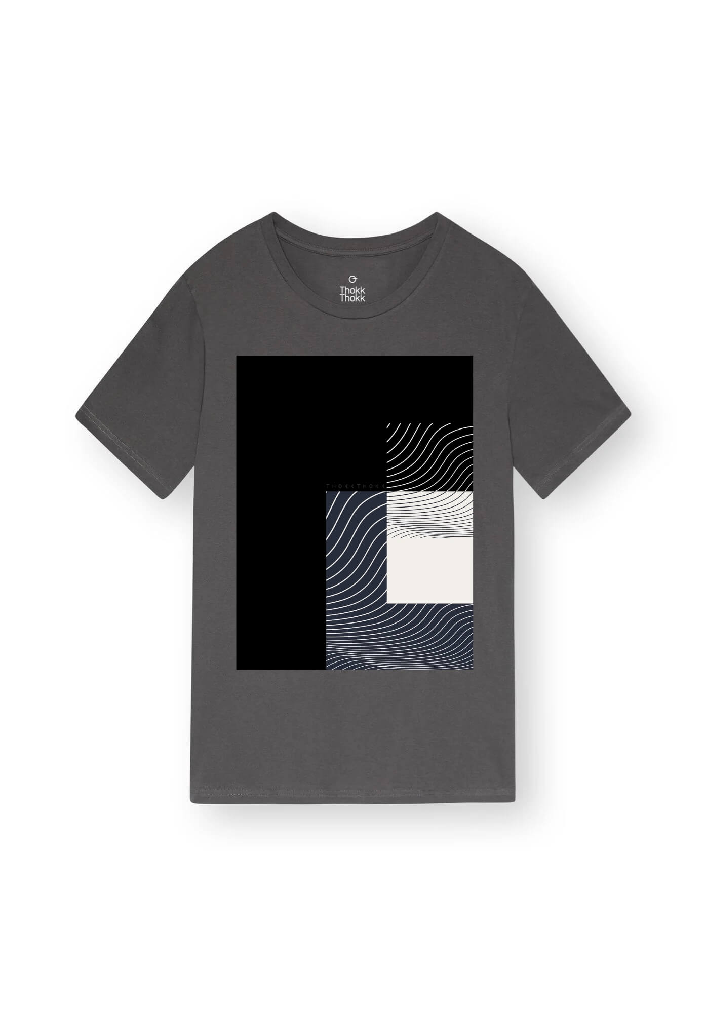 TT02 T-Shirt Cubes castlerock (GOTS, vegan)