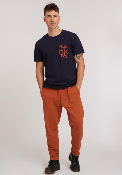 TT02 T-Shirt Five Letters dark navy (GOTS, vegan)