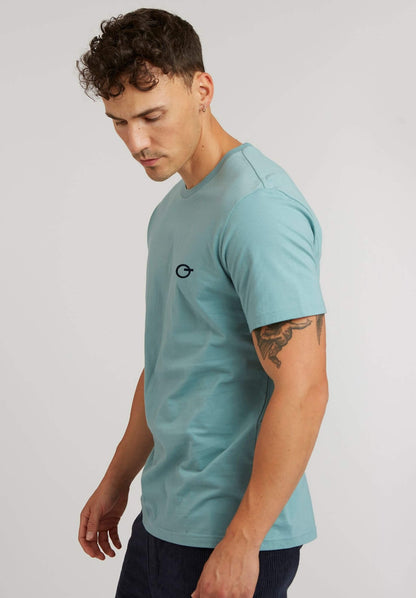 TT02 T-Shirt Five Letters soft moss (GOTS, vegan)
