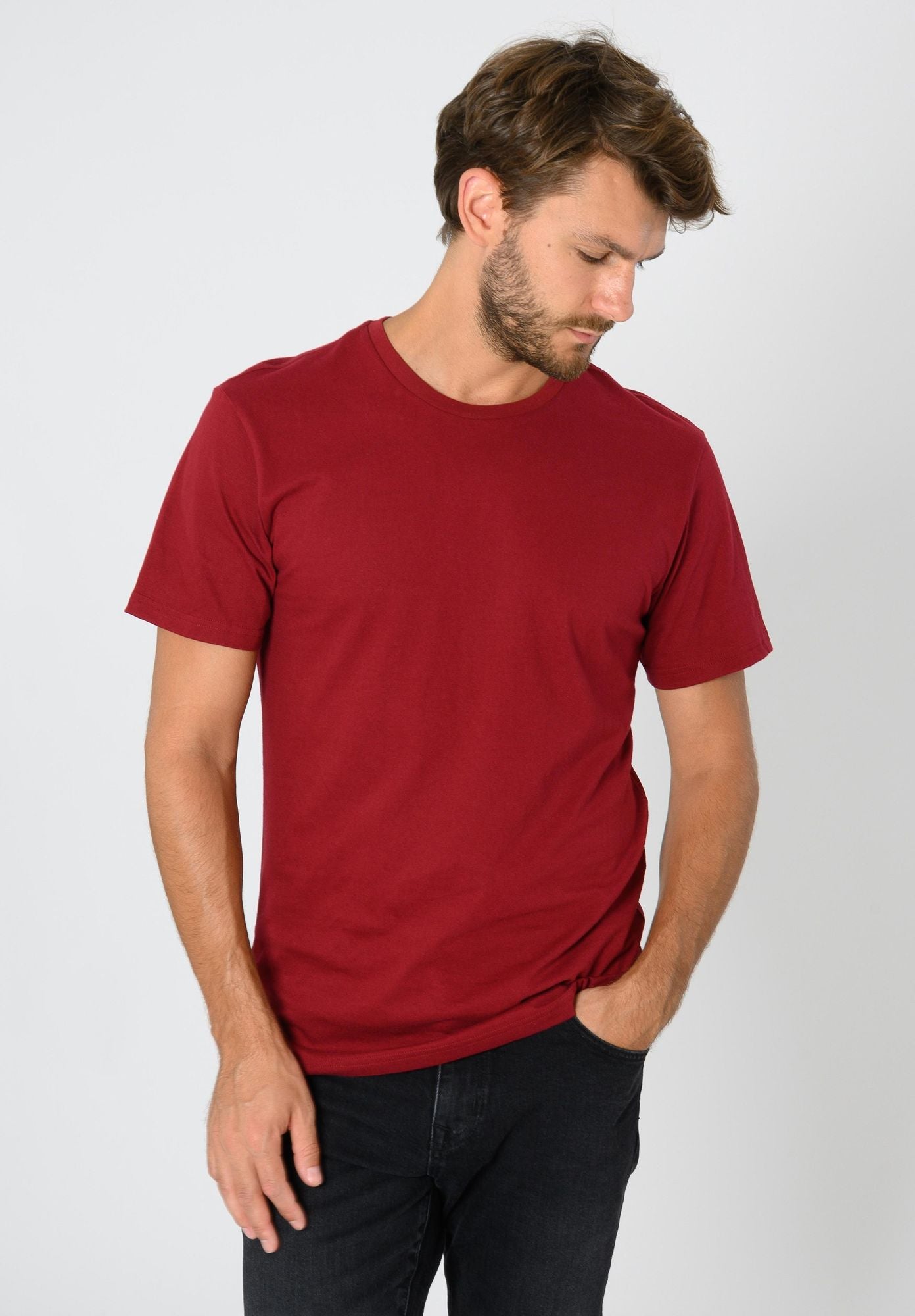 TT02 T-Shirt ruby (GOTS, vegan)