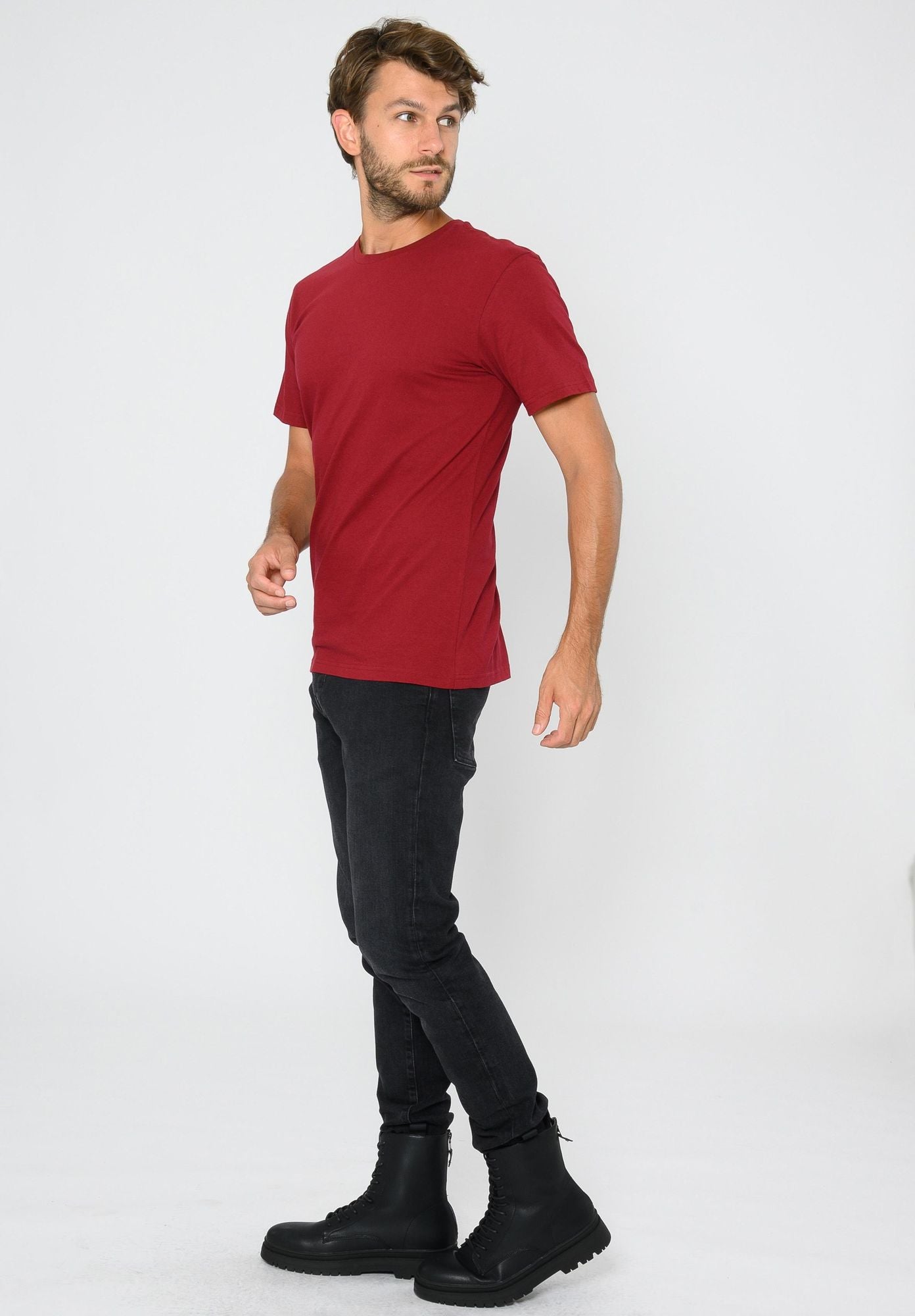 TT02 T-Shirt ruby (GOTS, vegan)