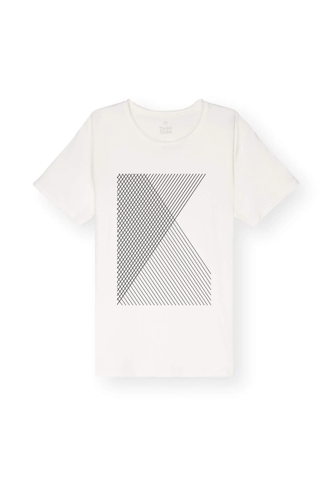 TT02 T-Shirt Spacegrid white (GOTS, vegan)