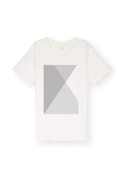 TT02 T-Shirt Spacegrid white (GOTS, vegan)