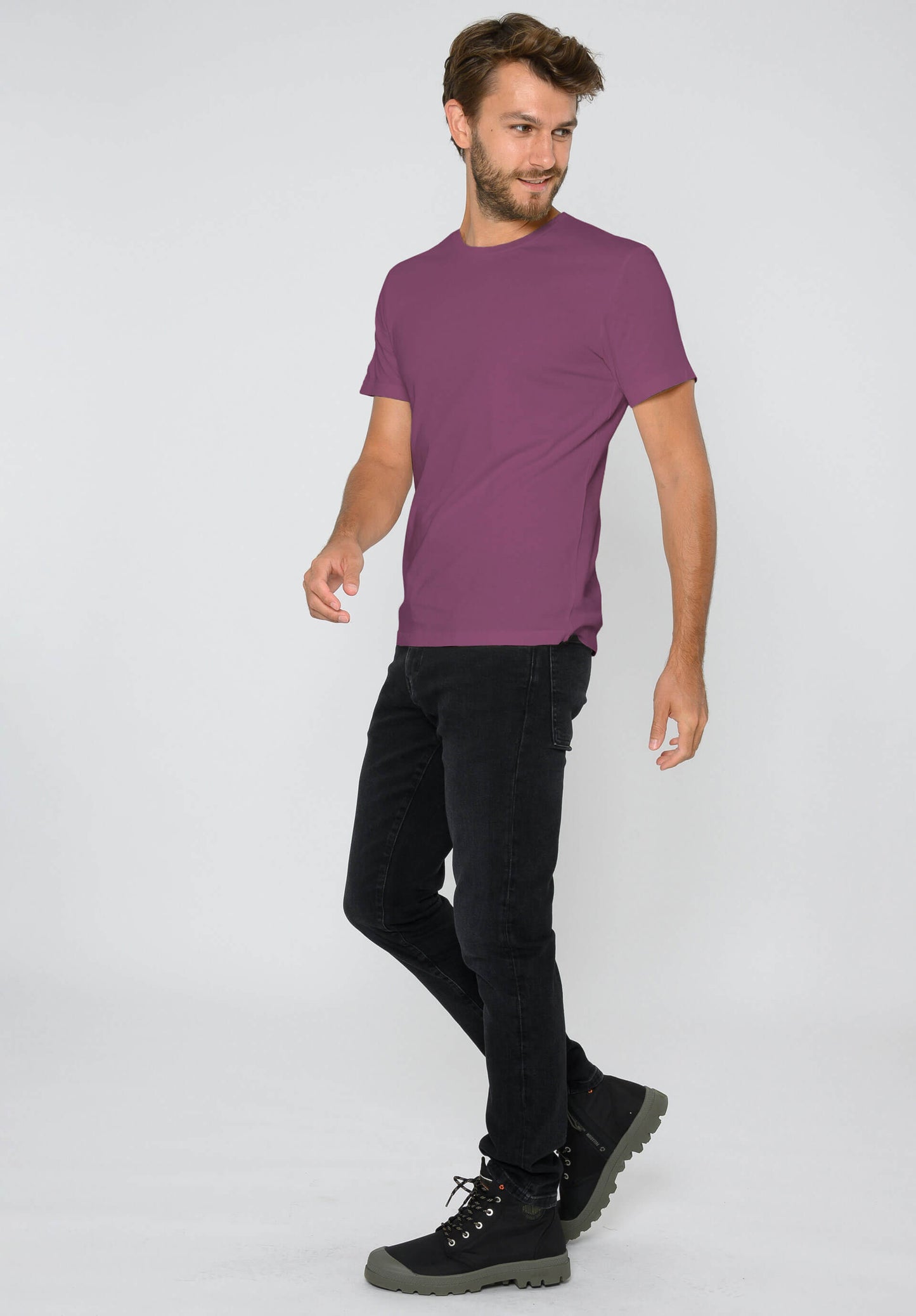 TT02 T-Shirt plum (GOTS, vegan)