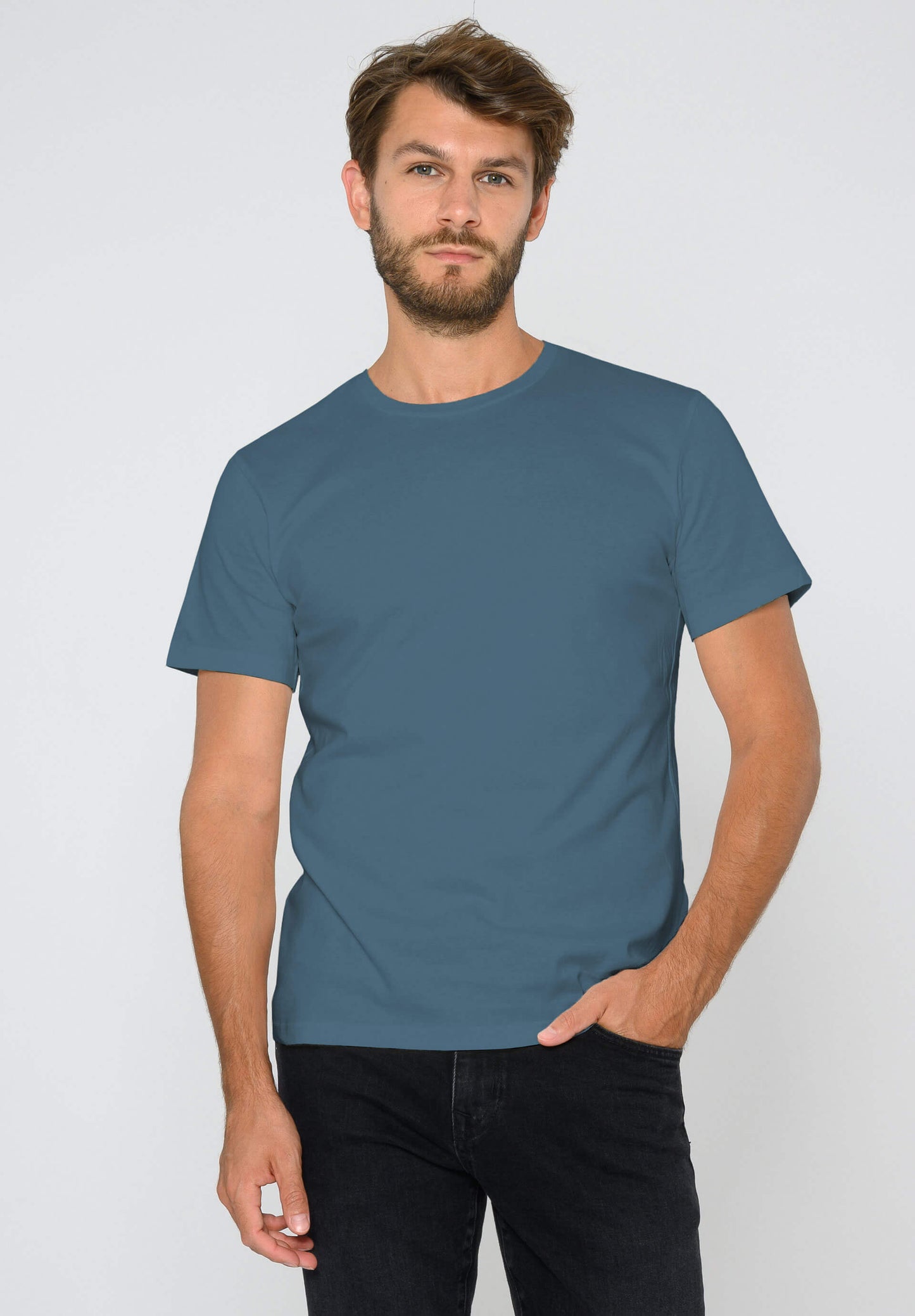 TT02 T-Shirt sea blue (GOTS, vegan)