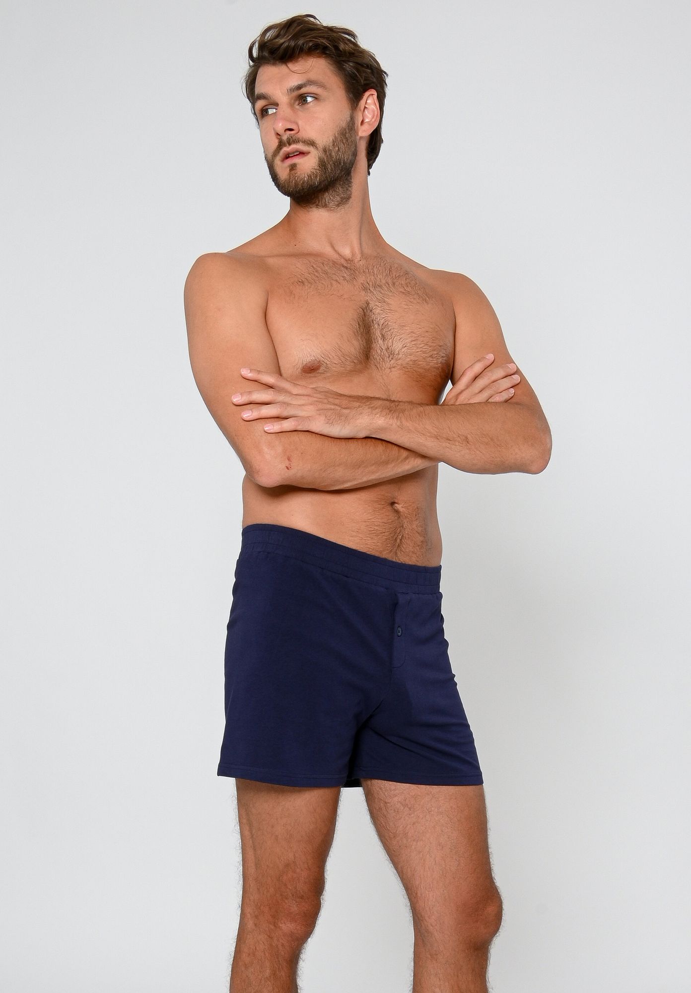 TT31 Boxershorts Black / Midnight (GOTS)