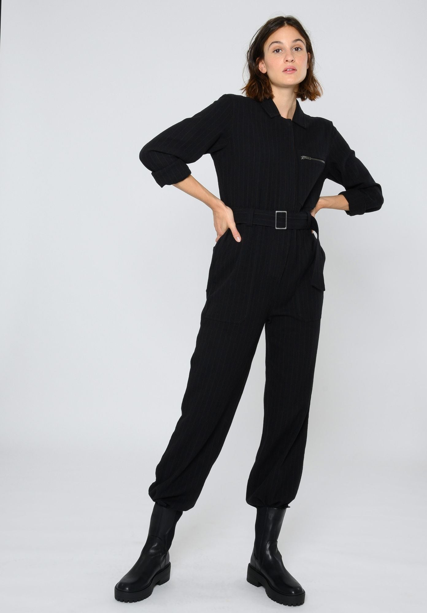 TT56 Jumpsuit PINSTRIPE (GOTS)