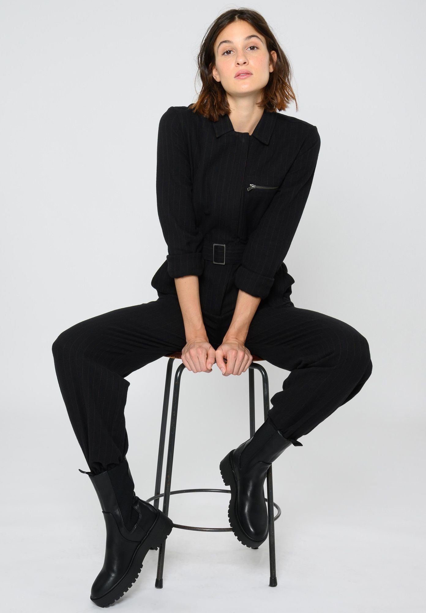 TT56 Jumpsuit PINSTRIPE (GOTS)