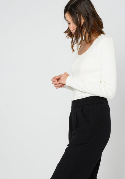 TT66 Pleat Pants PINSTRIPE (GOTS)