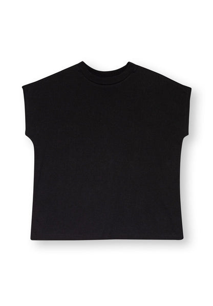 TT75 Boxy T-Shirt black (GOTS, vegan)