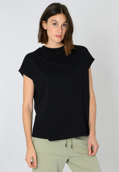 TT75 Boxy T-Shirt black (GOTS, vegan)