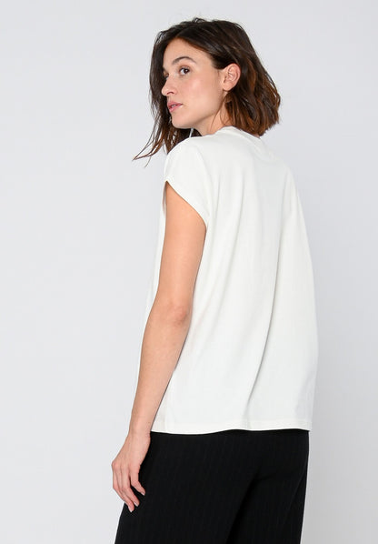 TT75 Boxy T-Shirt off white (GOTS, vegan)