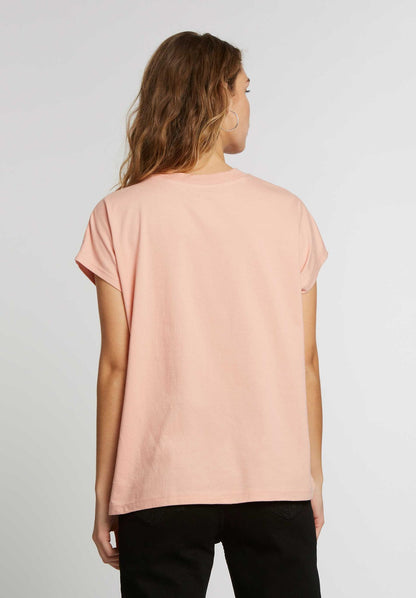 TT75 Boxy T-Shirt peach dust (GOTS, vegan)