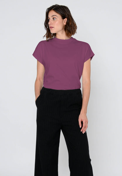 TT75 Boxy T-Shirt Plum (GOTS)