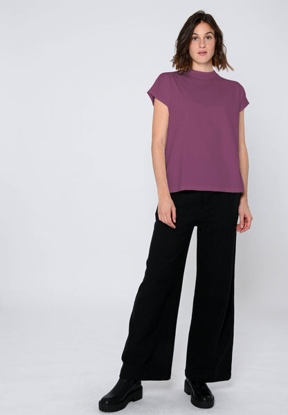 TT75 Boxy T-Shirt Plum (GOTS)