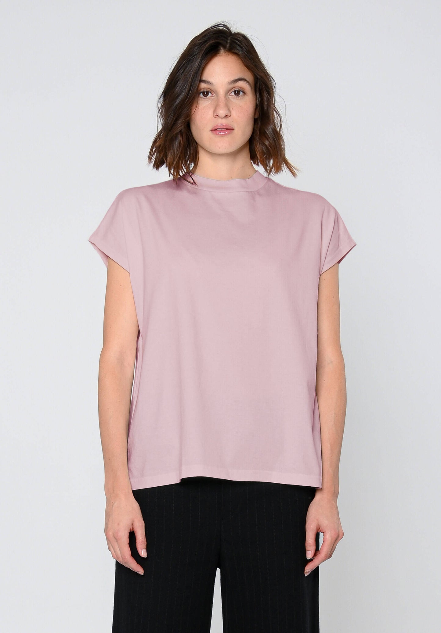 TT75 Boxy T-Shirt Rose (GOTS)