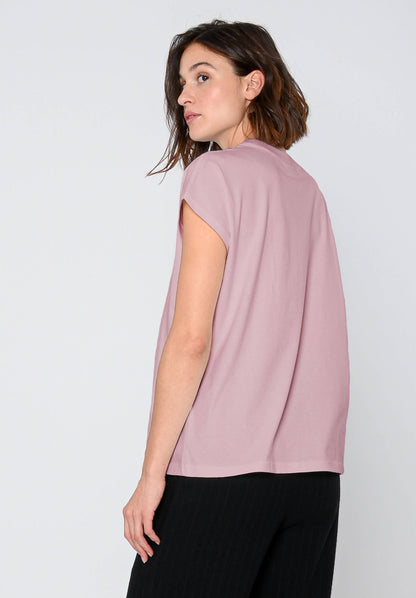 TT75 Boxy T-Shirt Rose (GOTS)