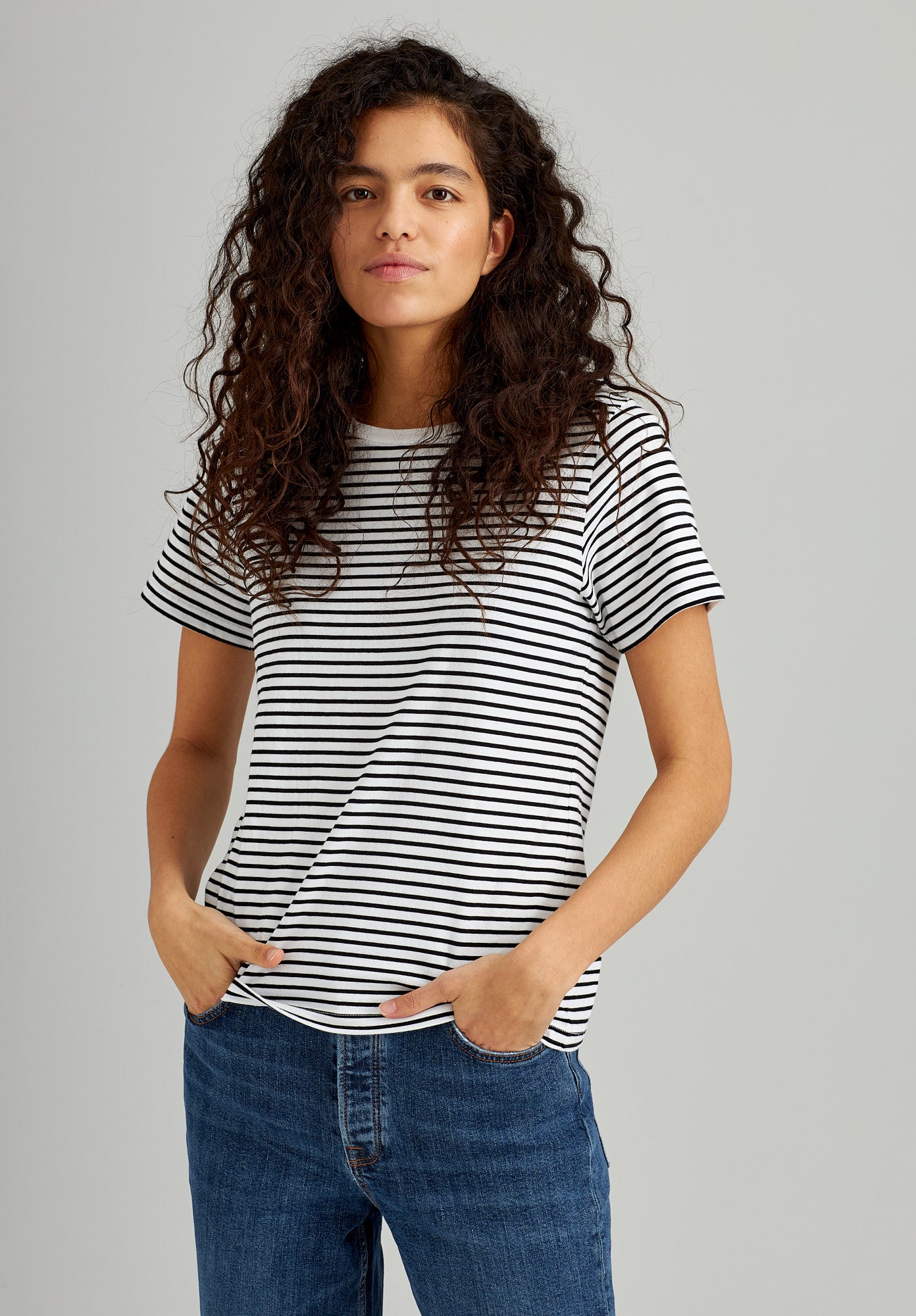 TT85 T-Shirt stripes (GOTS, vegan)