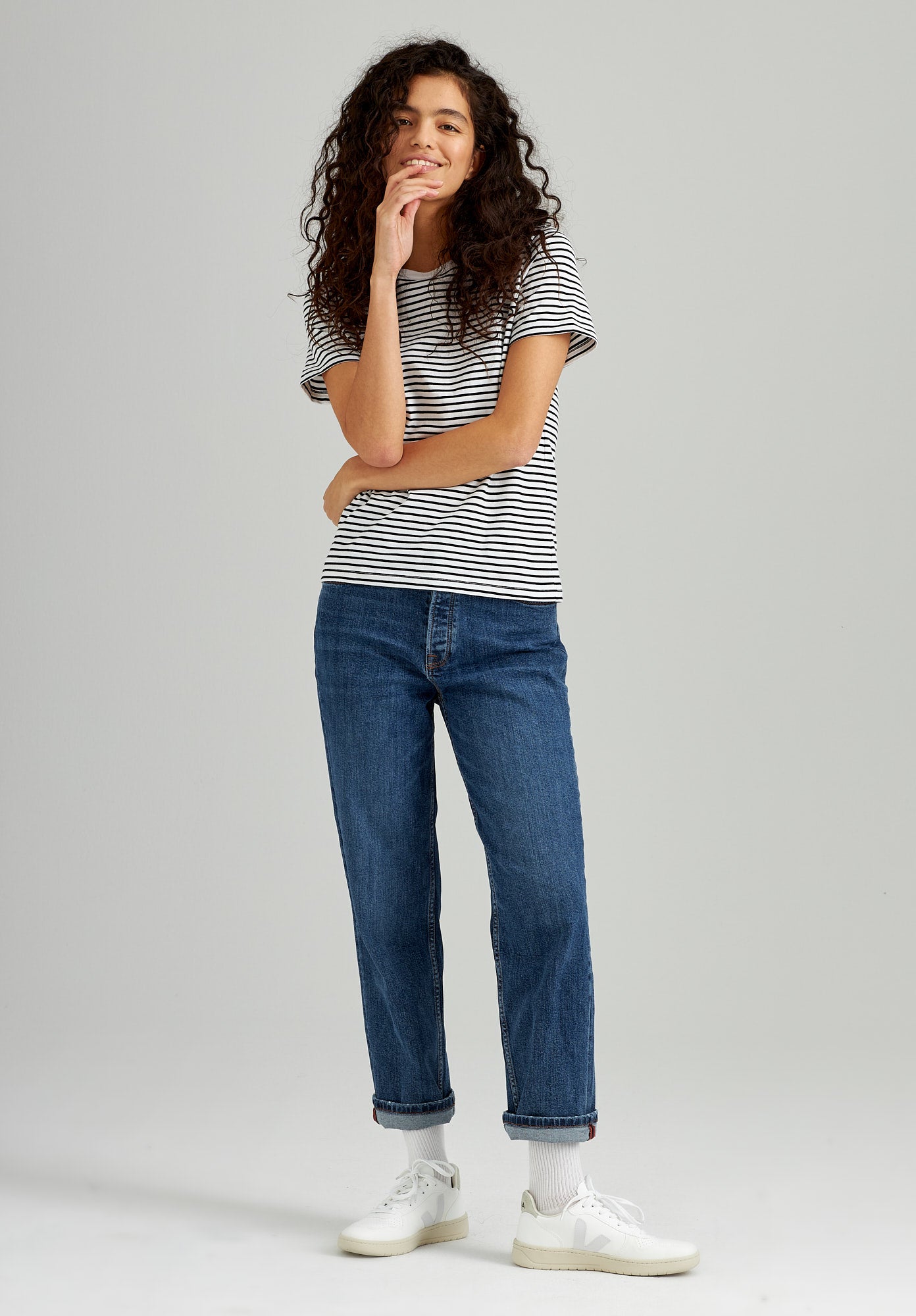 TT85 T-Shirt stripes (GOTS, vegan)